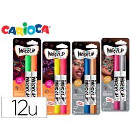 Barra De Maquillaje Carioca Mask Up Neon - Metallic Expositor 12 Blister De 2 Barras Colores Surtidos Precio: 39.55490010889999. SKU: B14MC9K2N9