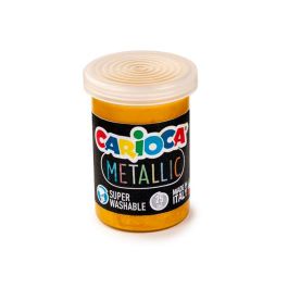 Tempera Escolar Carioca Metallic Bote 25 mL Caja De 6 Colores Surtidos