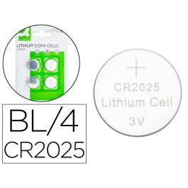 Pila Q-Connect Tipo Boton Litio Cr2025 3 V Blister De 4 Unidades Precio: 2.50000036. SKU: B1AX7K4TEM