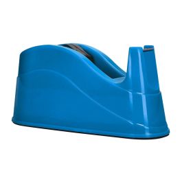 Portarrollo Sobremesa Q-Connect Plastico Para Cintas De 66 Mt Color Azul 220x100x70 mm