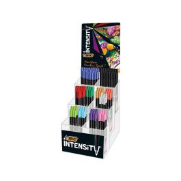 Rotulador Bic Intensity Fine Punta De Fibra 0,4 mm Expositor 192 Unidades Colores Surtidos 160x130x345 mm