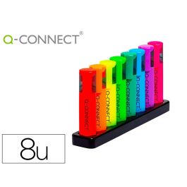 Rotulador Q-Connect Fluorescente Neon Punta Biselada Estuche De Sobremesa 8 Colores Surtidos Precio: 5.79000004. SKU: B146ALAZXV