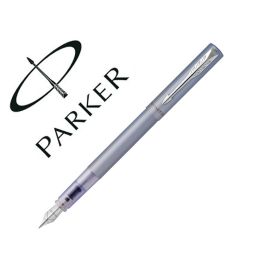 Pluma Parker Vector XL Silver Blue Plumin F Precio: 21.49999995. SKU: B1D7CPSV2Q