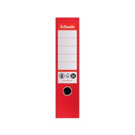 Archivador De Palanca Esselte N 1 Co2 Neutral Din A4 Carton Forrado Lomo 75 mm Rojo Vivida