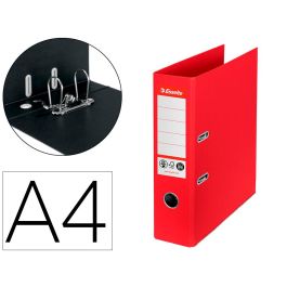 Archivador De Palanca Esselte N 1 Co2 Neutral Din A4 Carton Forrado Lomo 75 mm Rojo Vivida Precio: 5.68999959. SKU: B1D8DD77NH