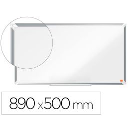 Pizarra Blanca Nobo Premium Plus Acero Lacado Formato Panoramico 40-' Magnetica 890x500 mm Precio: 59.78999983. SKU: B1HNK2H3JG