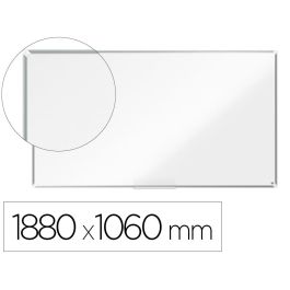 Pizarra Blanca Nobo Premium Plus Acero Lacado Formato Panoramico 85-' Magnetica 1880x1060 mm Precio: 265.8248993103. SKU: B15RK65XNW