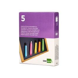 Liderpapel Portatizas Magnético Plástico Colores Surtidos Caja de 5 Unidades