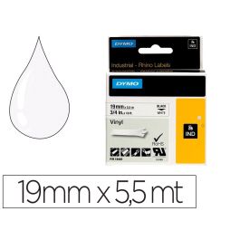 Dymo Rhino Cinta De Etiquetas Industrial Adhesiva Id1-19, Negro Sobre Blanco De 19 mmx5´5 M, Vinilo S0718620 Precio: 21.49999995. SKU: B1K7R6NT8J