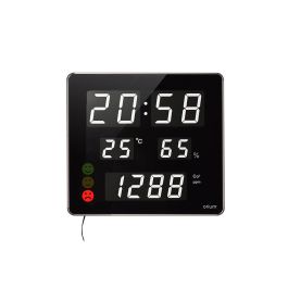 Reloj Orium Cep Con Medidor De Co2 Pantalla Led Alarma Personalizable Y Sensor De Infrarrojos 400x360x40 mm