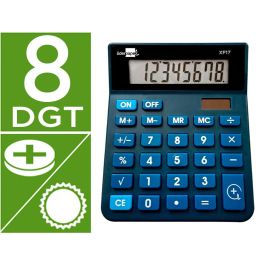 Calculadora Liderpapel Sobremesa Xf17 8 Digitos Solar Y Pilas Color Azul 127x105x24 mm Precio: 8.457900726. SKU: B172ZTVGT2