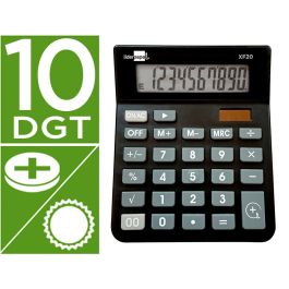 Calculadora Liderpapel Sobremesa Xf20 10 Digitos Solar Y Pilas Color Negro 127x105x24 mm Precio: 7.49999987. SKU: B16FKJTHFP