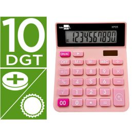 Calculadora Liderpapel Sobremesa Xf23 10 Digitos Solar Y Pilas Color Rosa 127x105x24 mm Precio: 9.0749998427. SKU: B17KJ77BZA