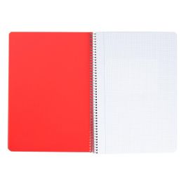Cuaderno Espiral Liderpapel A5 Wonder Tapa Plastico 80H 90 gr Cuadro 5 mm Con Margen Colores Surtidos 5 unidades