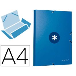 Carpeta Antartik Gomas A4 3 Solapas Carton Forrado Azul Oscuro Precio: 7.005900048399999. SKU: B12GTN4K49