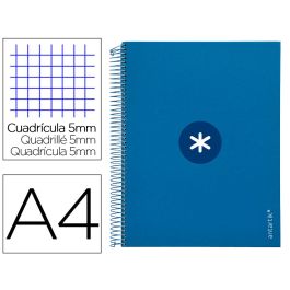 Cuaderno Espiral A4 Micro Antartik Tapa Forrada 120H 90 gr Cuadro 5 mm 5 Bandas 4 Taladros Color Azul Marino Precio: 10.756899358699998. SKU: B13Z42RQ7Q