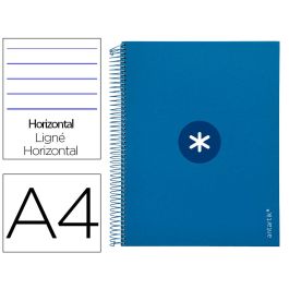 Cuaderno Espiral A4 Micro Antartik Tapa Forrada 120H 90 gr Horizontal 5 Bandas 4 Taladros Color Azul Oscuro Precio: 10.756899358699998. SKU: B173F3E6DG