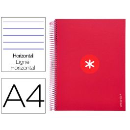 Cuaderno Espiral A4 Micro Antartik Tapa Forrada120H 100 gr Horizontal 5 Banda4 Taladros Color Frambuesa Precio: 8.88999947. SKU: B12SQH9NS8