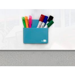 Cubilete Portalapices Liderpapel Azul Claro Opaco Plastico Magnetico 125x75X40 mm Precio: 6.59000001. SKU: B17E6LEACH