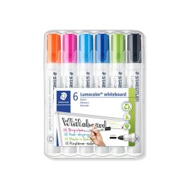 Rotulador Staedtler Lumocolor 351 Para Pizarra Blanca Punta Redonda 2 mm Recargable Estuche 6 Unidades Colores Precio: 10.2849994313. SKU: B1DBGGZNB5