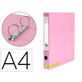 Carpeta De 2 Anillas 25 mm Mixtas Liderpapel A4 Forrado Color System Con Ollao Y Tarjetero Rosa Precio: 2.95000057. SKU: B1EQ7RS5TY