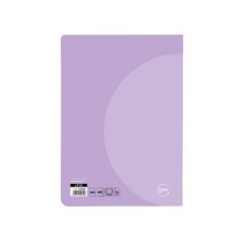 Libreta Liderpapel 360 Tapa De Plastico A5 48 Hojas 90 gr-M2 Horizontal Con Doble Margen Colores Pastel