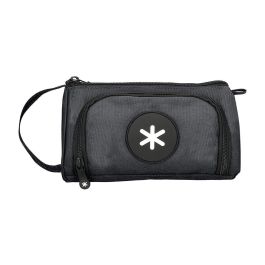 Bolso Escolar Portatodo Antartik Con Bolsillo Delantero Desplegable Color Negro 110x85X200 mm