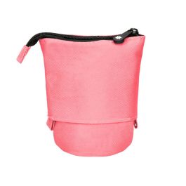 Bolso Escolar Portatodo Antartik Cubilete Color Coral 190x60x80 mm