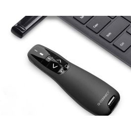 Puntero Laser Q-Connect Para Presentaciones 5 Botones Alcance 20 Mt Receptor Usb