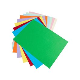 Cartulina Liderpapel A4 180 gr-M2 25 Colores Surtidos Paquete De 100 Hojas