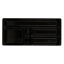 Bandeja Organizadora Q-Connect De Cajones Color Negro 344x160X33 mm