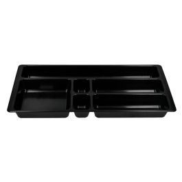 Bandeja Organizadora Q-Connect De Cajones Color Negro 344x160x33 mm