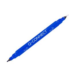 Rotulador Q-Connect Marcador Permanente Doble Punta Color Azul 0,4 mm Y 1 mm 10 unidades Precio: 5.59000035. SKU: B15SETLWWX