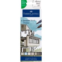 Set de Rotuladores Faber-Castell Goldfaber Sketch - Architecture Doble 6 Piezas Precio: 12.50000059. SKU: B1ALP63SC7