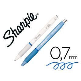 Bolígrafo de gel Sharpie S-Gel Blanco Azul 0,7 mm (12 Unidades) Precio: 17.69000035. SKU: S8422778