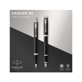 Juego Parker Im Duo Ct Boligrafo + Pluma Color Negro