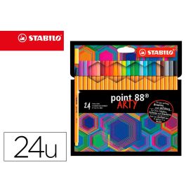 Rotulador Stabilo Point 88 Punta De Fibra Arty Line Estuche Carton De 24 Unidades Colores Surtidos Precio: 17.5000001. SKU: B179Z94HV7