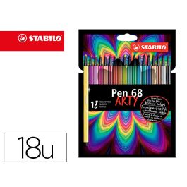 Rotulador Stabilo Acuarelable Pen 68 Estuche Carton De 18 Unidades Colores Surtidos Precio: 15.98999996. SKU: B1D6TVKRLV