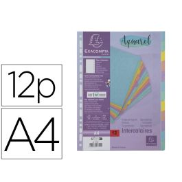 Separador Exacompta Aquarel Cartulina Lustrada Juego De 12 Separadores Din A4 Colores Pastel Precio: 4.68999993. SKU: B179JSCDZ9