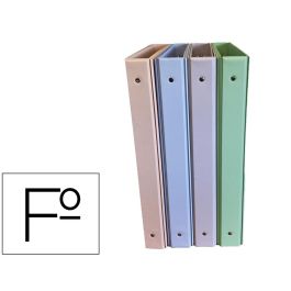 Carpeta De 4 Anillas 25 mm Saro Pvc Colores Pastel 18 unidades Precio: 73.50000042. SKU: B1EEXHRBMC