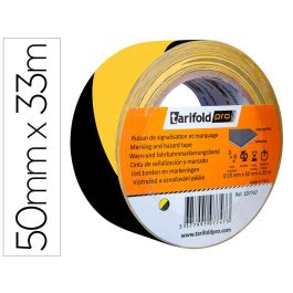 Cinta Adhesiva Tarifold Seguridad Para Marcaje Y Señalizacion De Suelo 33 Mt X 50 mm Color Negro-Amarillo Precio: 9.89000034. SKU: B1J2NCB97F