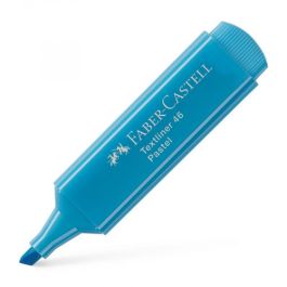 Marcador Fluor Textliner Azul Pálido Pastel Faber Castell 154657 10 unidades