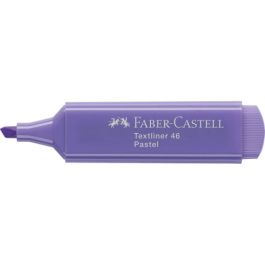Marcador Fluor Textliner Lila Pastel Faber Castell 154656 10 unidades