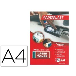 Papel Plastico Yosan Paperplast Poliester Blanco Brillo Din A4 200 Mc Imprimible Paquete De 50 Hojas Precio: 46.5850002662. SKU: B192VYTKAR