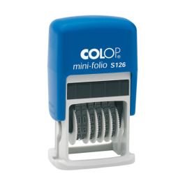 Colop Sello Printer S126 4 mm Numerador Español Azul-Negro Precio: 7.90000046. SKU: B1AJC2SERS