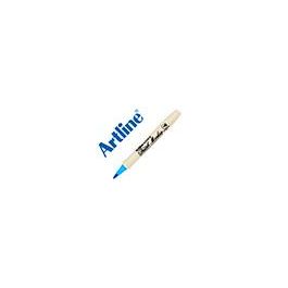 Rotulador Artline Supreme Brush Epfs Pintura Base De Agua Punta Tipo Pincel Trazo Fino Azul Claro 12 unidades