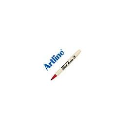 Rotulador Artline Supreme Brush Epfs Pintura Base De Agua Punta Tipo Pincel Trazo Fino Rojo Oscuro 12 unidades