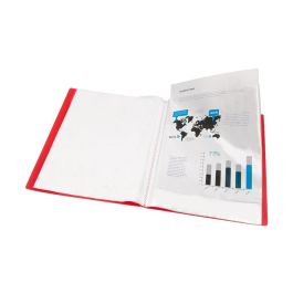 Carpeta Liderpapel Escaparate 40 Fundas Polipropileno Din A3 Rojo Translucido