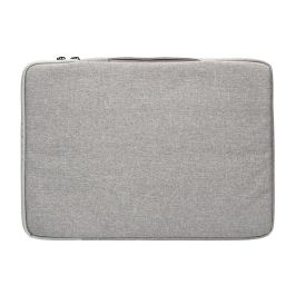 Funda Para Portatil Q-Connect 13,3-' Con Asa 1 Bolsillo Exterior Con Cremallera Color Gris 350x250x25 mm