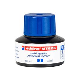Tinta Rotulador Edding Mtk25 Con Sistema Capilar Color Azul Bote 25 mL